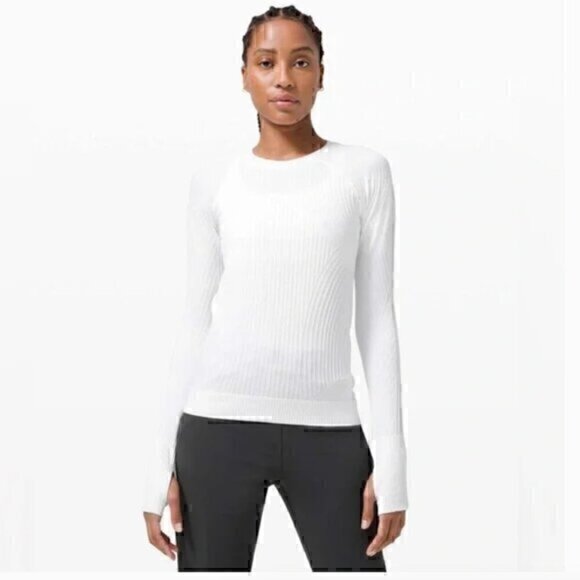 Lululemon Rest Less Pullover in White - Picture 1 of 5